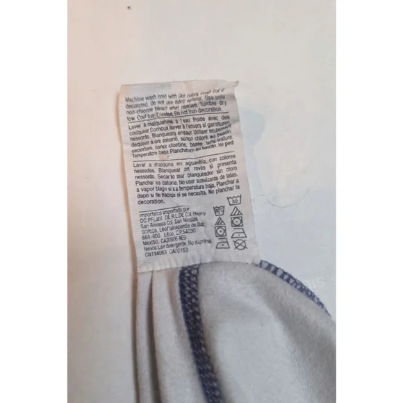 Champion Blue Marble Print High Waist Leggings Size Large Stretch Activewear - Picture 5 of 5